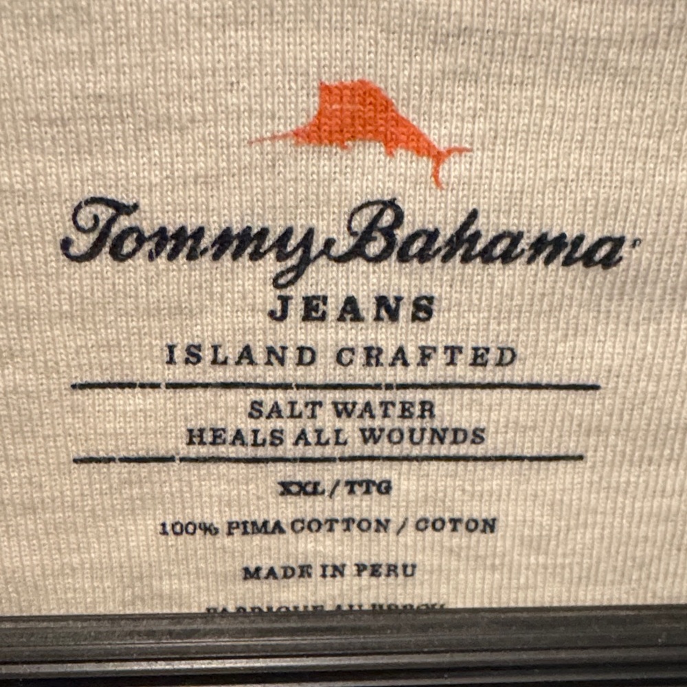 Tommy Bahama Navy Polo Shirt for Men - Picture 2 of 5